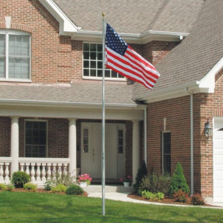 Telescoping Flag Pole with US Flag