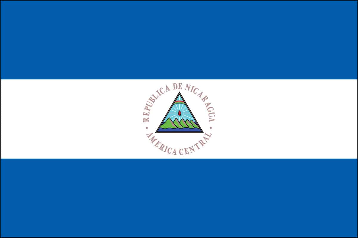 Printable Nicaragua Flag