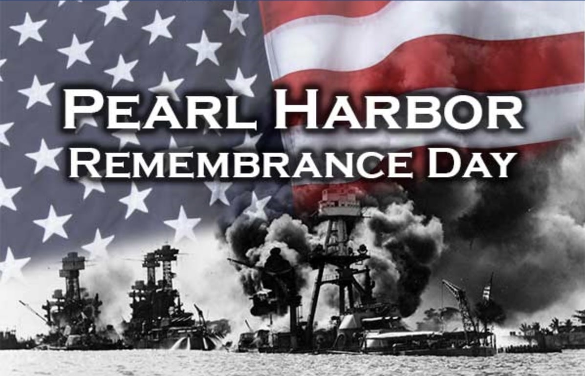 Lower Flags to Half Staff in observance of Pearl Harbor Remembrance Day
